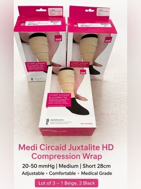 NEW Medi Circaid Conpression Wrap Set of 3